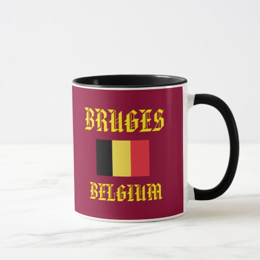 Brugge België Klassieke Mok (Rechts)