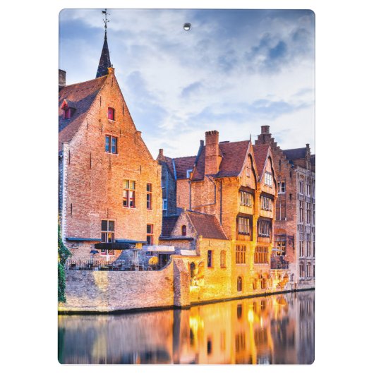 Brugge België Klembord (Achterkant)