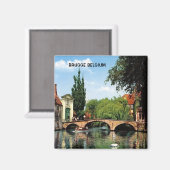 BRUGGE, BELGIË MAGNEET (Voorkant / Achterkant)
