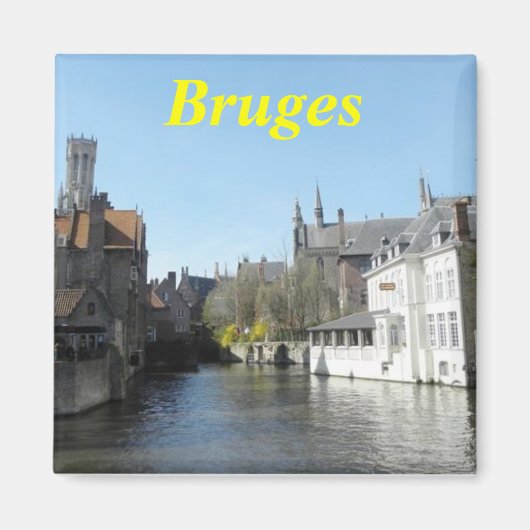 Brugge België magneet (Voorkant)