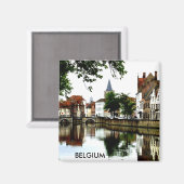BRUGGE, BELGIË MAGNEET (Voorkant / Achterkant)