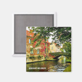 BRUGGE, BELGIË MAGNEET (Voorkant / Achterkant)