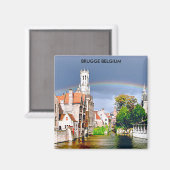BRUGGE BELGIË MAGNEET (Voorkant / Achterkant)