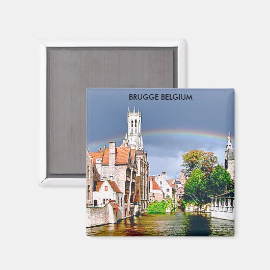 BRUGGE BELGIË MAGNEET (Voorkant / Achterkant)
