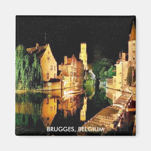 BRUGGE, BELGIË MAGNEET (Voorkant)