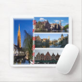 Brugge België Muismat (Met muis)