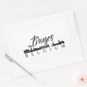 Brugge, België Rechthoekige Sticker (Envelop)