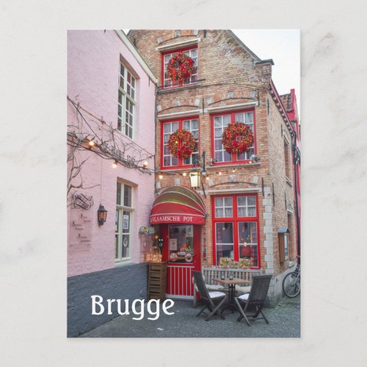 Brugge België reisfoto Briefkaart (Voorkant)