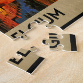 Brugge België 's nachts Legpuzzel (Zijkant)