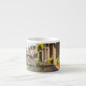 Brugge België schets middeleeuwse | Espresso Kop (Voorkant)