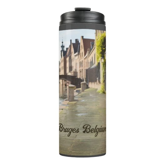 Brugge België schets middeleeuwse | Thermosbeker (Voorkant)