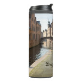 Brugge België schets middeleeuwse | Thermosbeker (Gedraaid links)