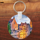 Brugge België Sleutelhanger (Achterkant)