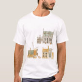 Brugge België. Stadshal en traditioneel T-shirt (Voorkant)