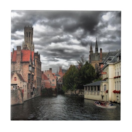 Brugge, België Tegeltje (Voorkant)