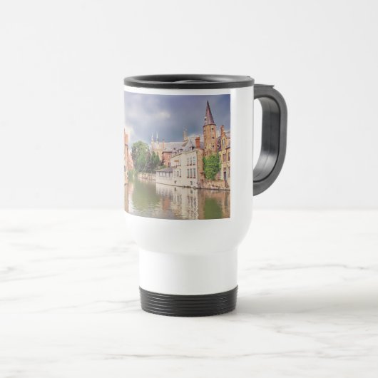 BRUGGE, BELGIË TRAVEL MUG REISBEKER (Voorkant rechts)