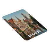 Brugge België Travel Souvenir Vintage Magneet (Rechterzijde)