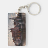 Brugge België vintage reizen sleutelhanger (achterkant)