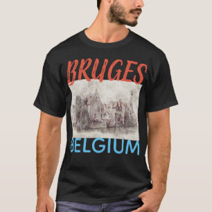 Brugge België, vrouwen T-shirt