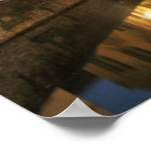 Brugge Belgium Dusk Canal Poster (Hoek)