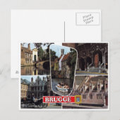Brugge - Briefkaart (Voorkant / Achterkant)