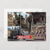 Brugge - Briefkaart (Voorkant / Achterkant)