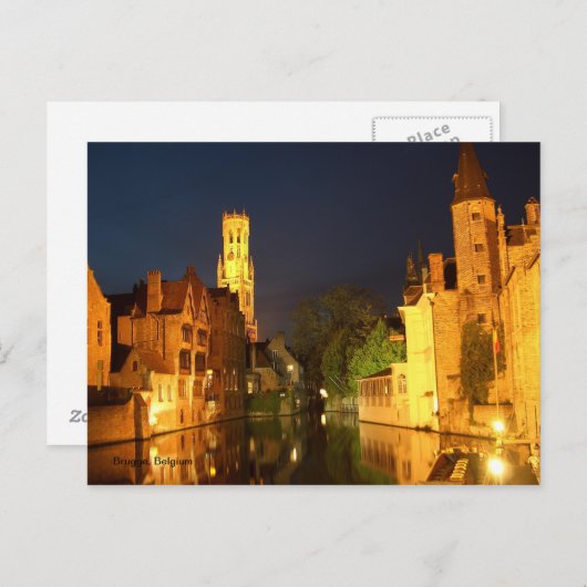 Brugge (Brugge), België Briefkaart (Voorkant / Achterkant)