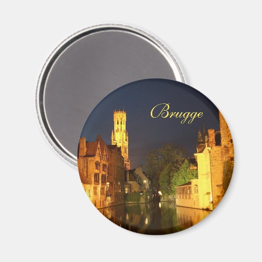 Brugge (Brugge), België Magneet (Voorkant / Achterkant)