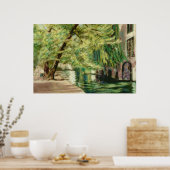 Brugge Canal Poster of Print (Keuken)