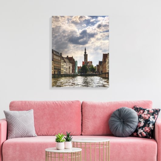 Brugge Canvas Afdruk (Insitu (Woonkamer))