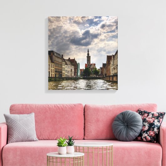 Brugge Canvas Afdruk (Insitu (Woonkamer))
