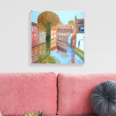 Brugge Canvas afdrukken (Insitu (Woonkamer))