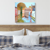 Brugge Canvas afdrukken (Insitu (Slaapkamer))