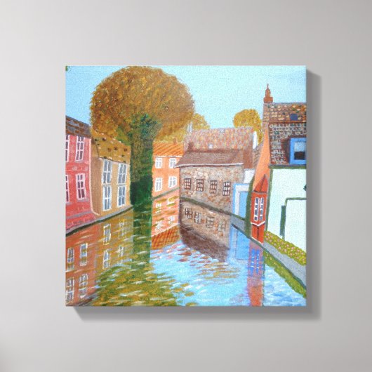 Brugge Canvas afdrukken (Voorkant)