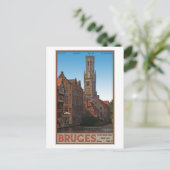 Brugge - De Belfry Briefkaart (Staand voorkant)