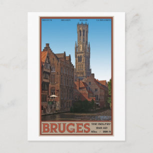 Brugge - De Belfry Briefkaart