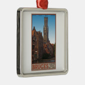 Brugge - De Belfry Metalen Ornament (Rechts)