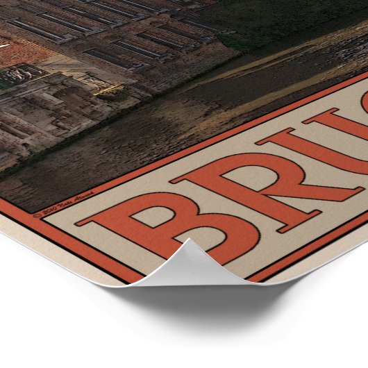 Brugge - De Belfry Poster (Hoek)