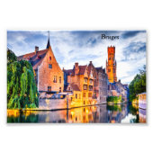 Brugge Foto Afdruk (Voorkant)