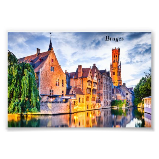 Brugge Foto Afdruk (Voorkant)
