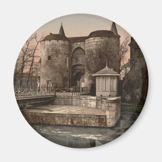 Brugge - Gentse Poort, België Magneet (Voorkant)