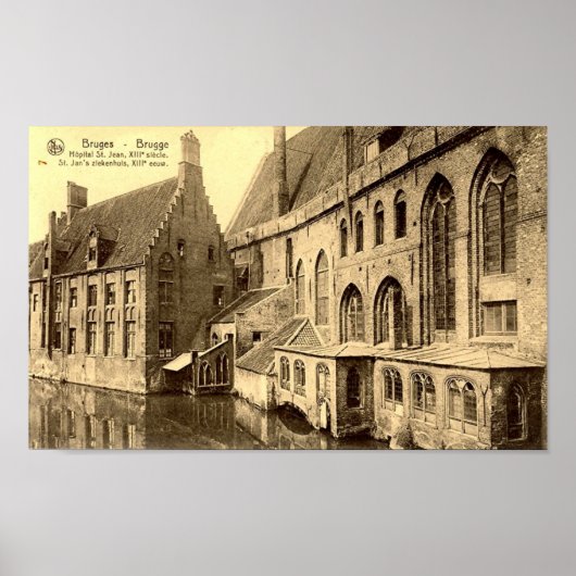 Brugge - Hopital St Jean Poster (Voorkant)