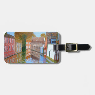 Brugge kanaal bagagelabel