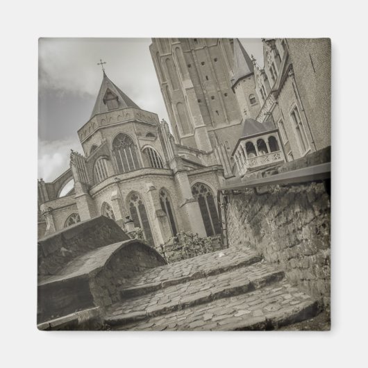 Brugge Kerk van Onze Lieve Vrouw Magneet (Voorkant)