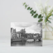 Brugge Medieval Bridge Briefkaart (Staand voorkant)