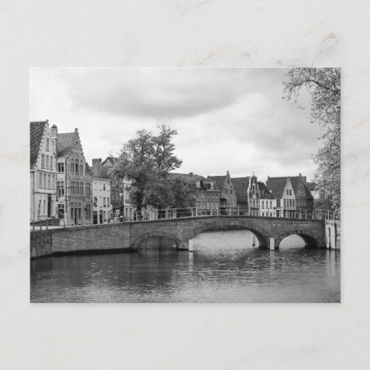 Brugge Medieval Bridge Briefkaart (Voorkant)