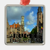 Brugge Metalen Ornament (Voorkant)