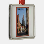 Brugge Metalen Ornament (Rechts)