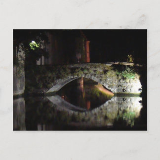 Brugge 's nachts briefkaart