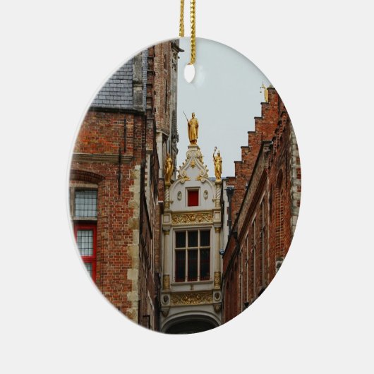 Brugge Schilderachtig Cirkel Ornament (Rechts)